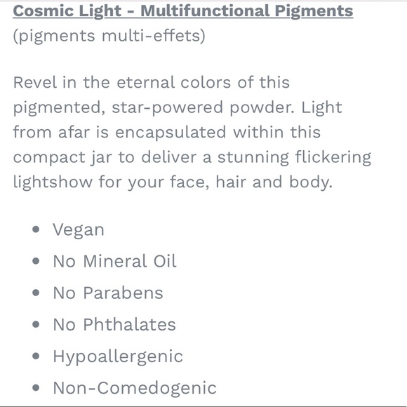 Cosmic Light Multifunctional Eye Pigment, "Pulsar", Icy Light Blue❄️ - Picture 2 of 8